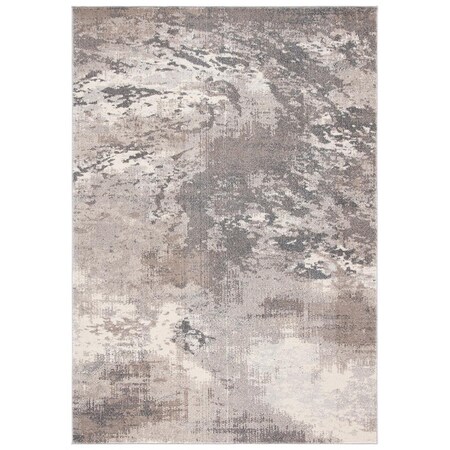 Safavieh 4 x 6 ft. Madison Contemporary Rectangle Power Loomed Rug Beige & Grey MAD440B-4